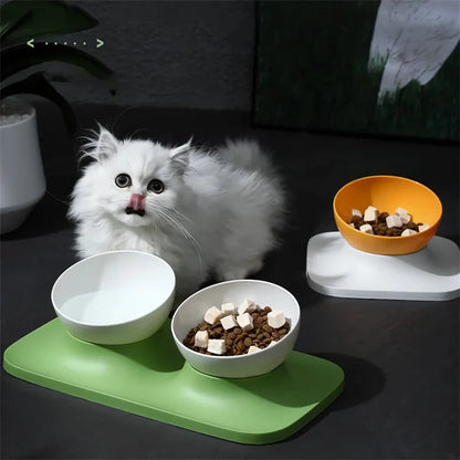 Rynx | Adjustable Anti-Upset Double Bowl Feeding Station for Cats and Dogs