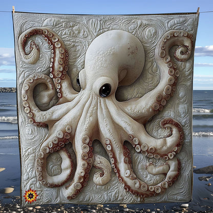 Rynx | White-Octopus-Quilt