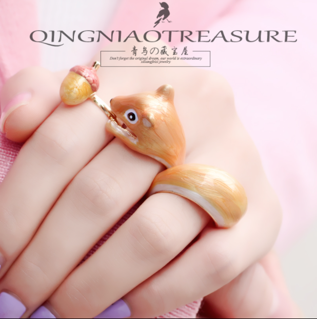 Rynx | Lovely animal design 3-piece enamel set