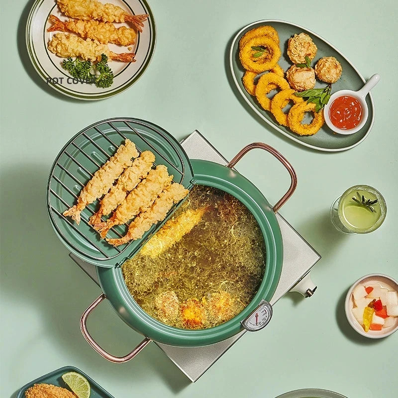 Rynx | Stainless Steel Oil Fryer with Temperature Control