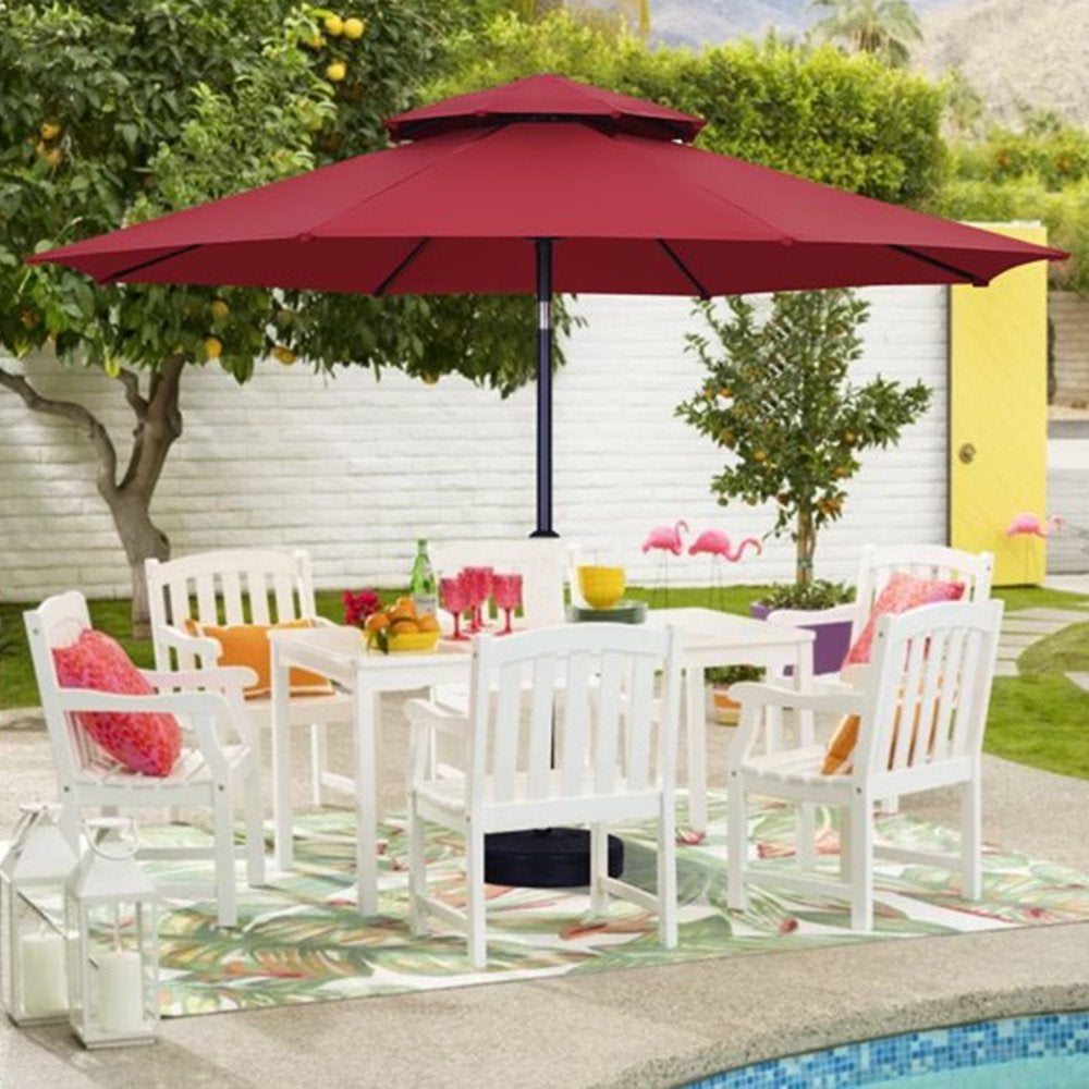 Rynx | 7.5FT Patio Umbrella with Push Button Tilt and Crank