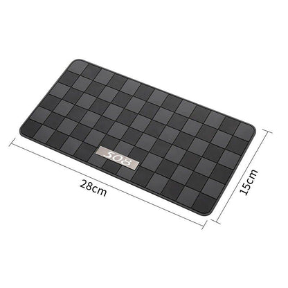 Rynx | Anti-Slip Silicone Car Dashboard Mat for Phone & Sunglasses Storage