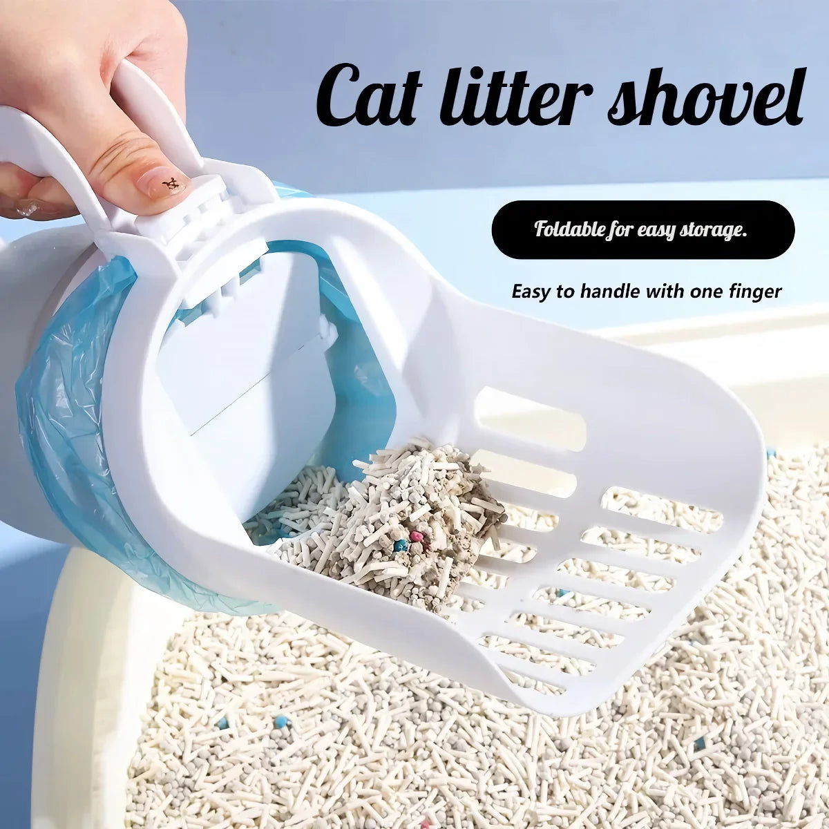 Rynx | Cat Litter Shovel Scoop – Filter Clean Toilet Garbage Picker Pet Supplies Accessory