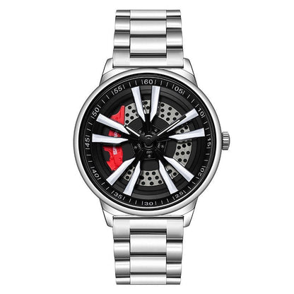 Rynx | Men's Creative Cool Dial Rotating Wheel Quartz Watch