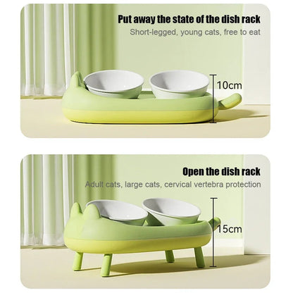 Rynx | Stainless Steel Double Bowl Feeder
