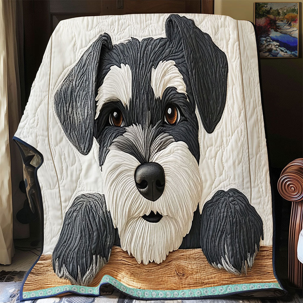 Rynx | Schnauzer Puppy Quilt