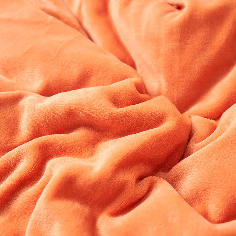 Rynx | Solid thick double-sided velvet cube blanket