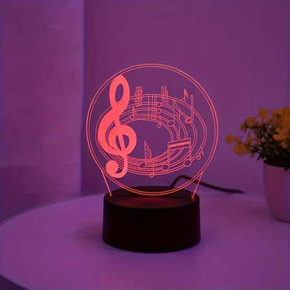 Rynx | MusicLight - Modern Music Button USB Table Lamp