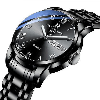 Rynx | Men's Three Hand Business Steel Watch Quartz Watch