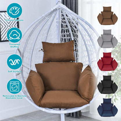 Rynx | Egg Chair Hanging Basket Seat Cushion with Headrest