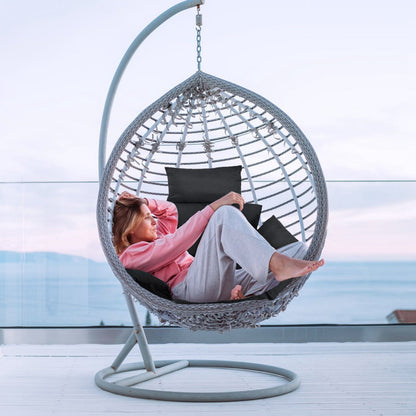 Rynx | Egg Chair Hanging Basket Seat Cushion with Headrest