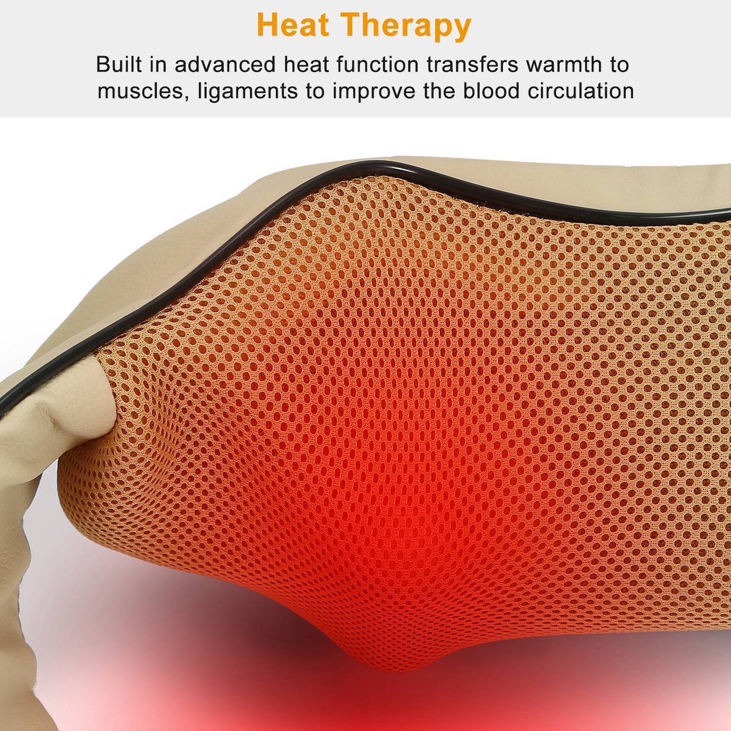 Rynx | Electric Back Massage Cape with Heat Deep Tissue 3D Knee Massage