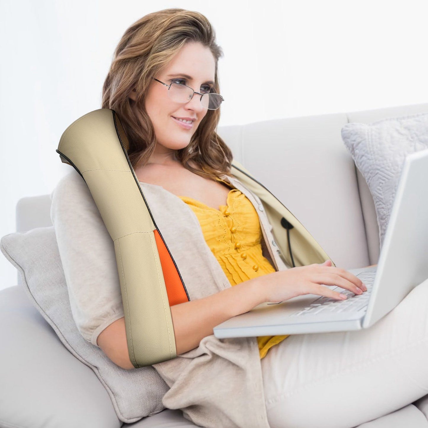 Rynx | Electric Back Massage Cape with Heat Deep Tissue 3D Knee Massage