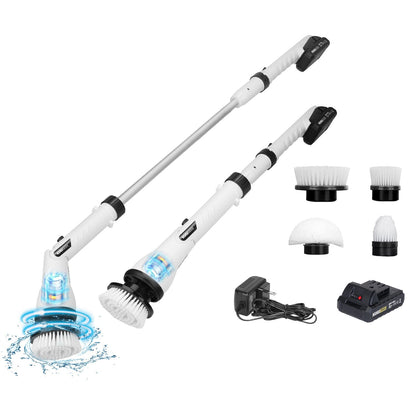 Rynx | Electric wireless rotating scrub brush with 4 interchangeable heads