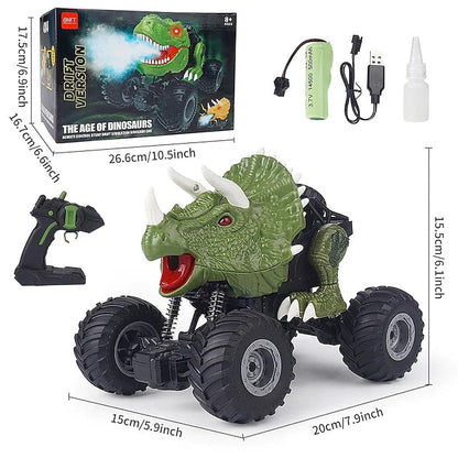Rynx | Electric Dinosaur Remote Control Spray Stunt Car
