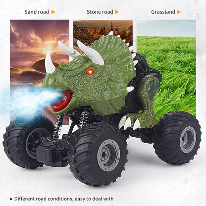 Rynx | Electric Dinosaur Remote Control Spray Stunt Car