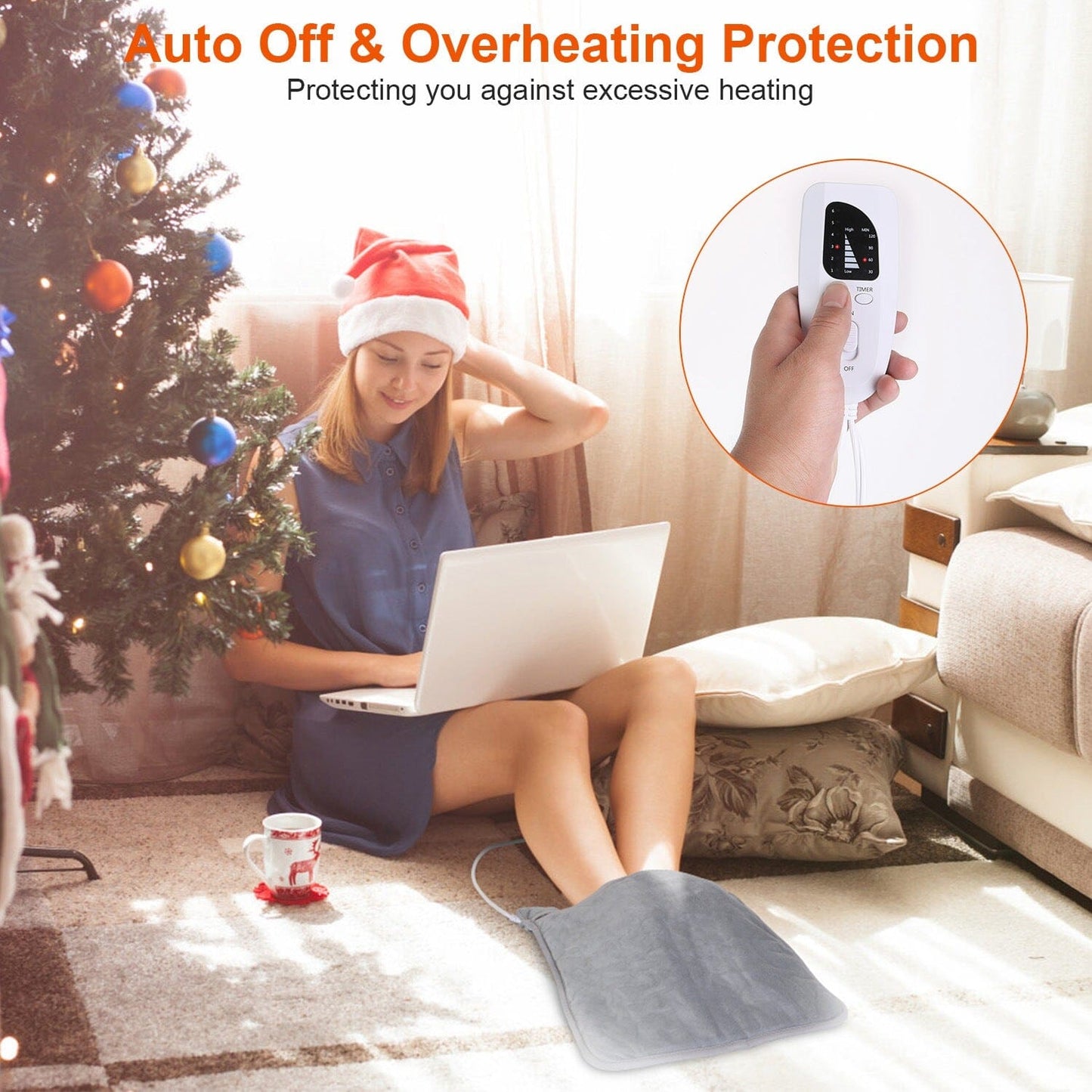 Rynx | Electric Foot Warmer with 6 Temperature Settings