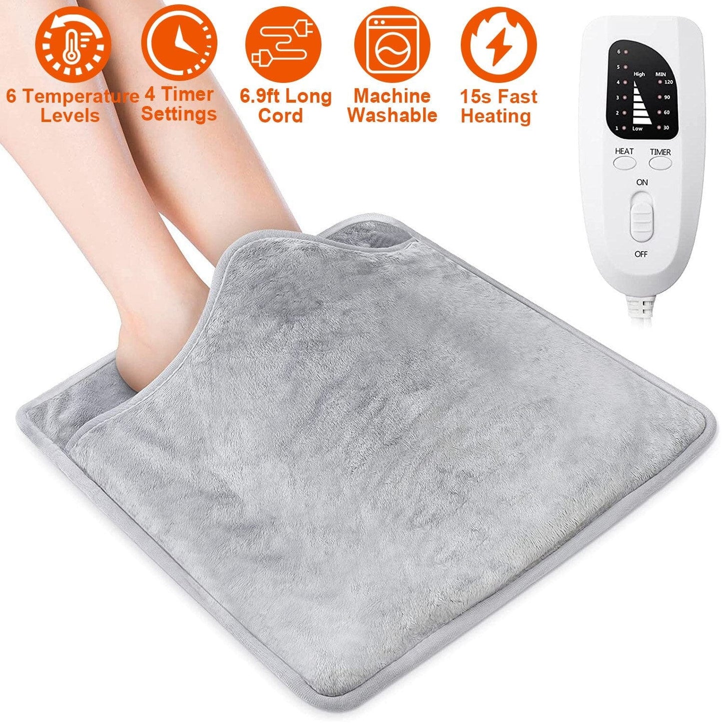 Rynx | Electric Foot Warmer with 6 Temperature Settings