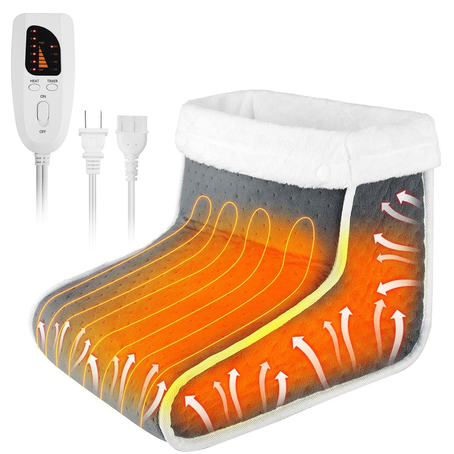 Rynx | Electric Heating Blanket for Feet with 6 Heat Settings 4 Timer Settings