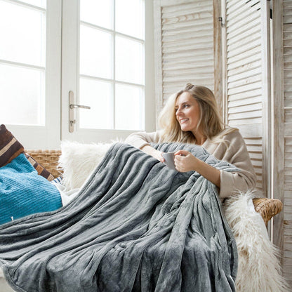Rynx | Electric heated throw Flannel heated blanket