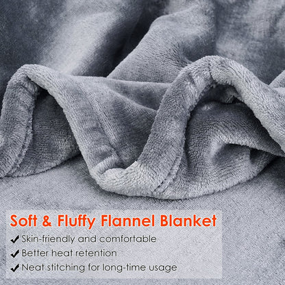 Rynx | Electric heated throw Flannel heated blanket