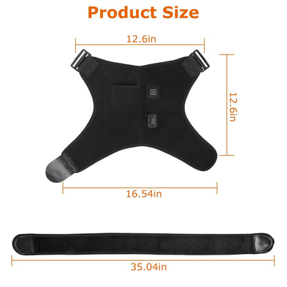 Rynx | Electric Heating Pad Therapy Shoulder Warming Wrap Compression Sleeve
