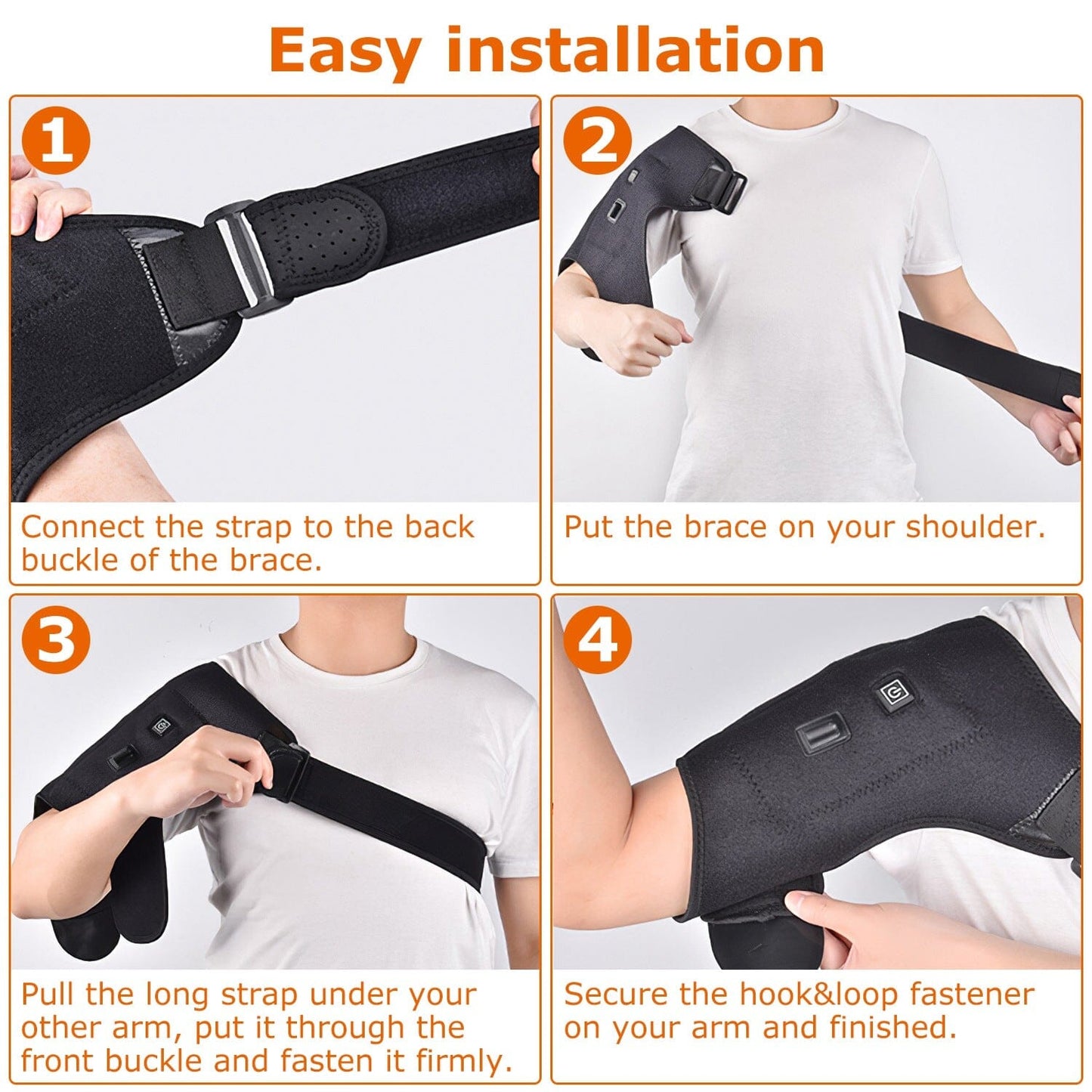 Rynx | Electric Heating Pad Therapy Shoulder Warming Wrap Compression Sleeve