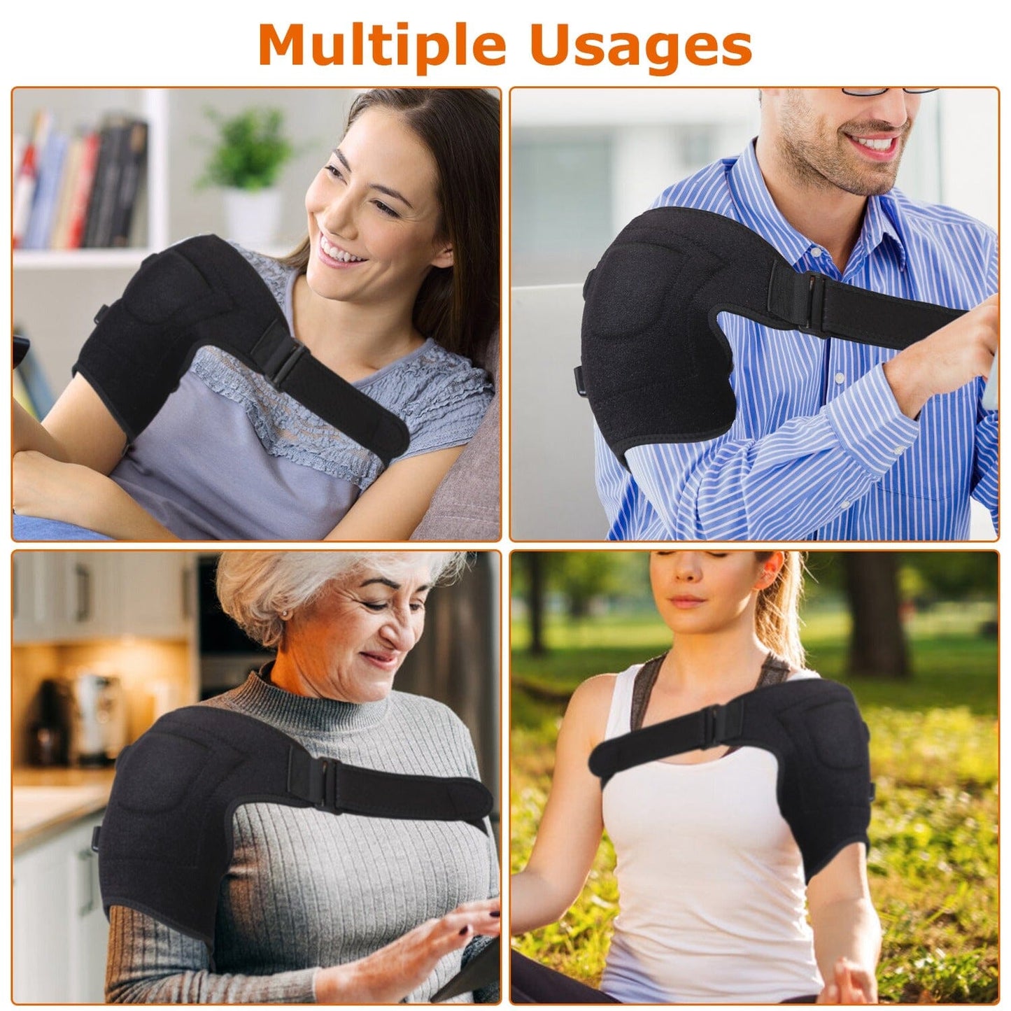 Rynx | Electric Heating Pad Therapy Shoulder Warming Wrap Compression Sleeve