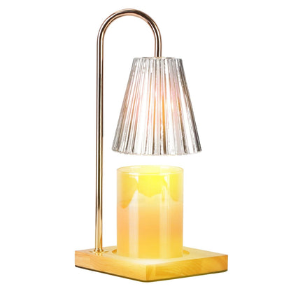 Rynx | Electric wax melter lamp dimmable with 2 GU10 bulbs 3-7in adjustable height 360º rotatable