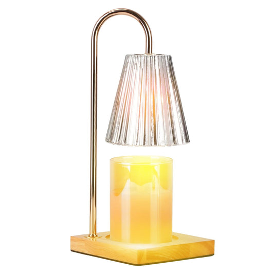 Rynx | Electric wax melter lamp dimmable with 2 GU10 bulbs 3-7in adjustable height 360º rotatable