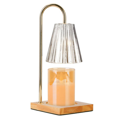 Rynx | Electric wax melter lamp dimmable with 2 GU10 bulbs 3-7in adjustable height 360º rotatable