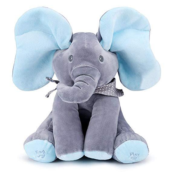 Rynx | Electronic Talking Singing Blinking Eyes Elephant Plush Toy