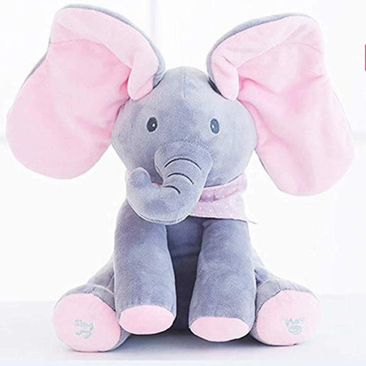 Rynx | Electronic Talking Singing Blinking Eyes Elephant Plush Toy