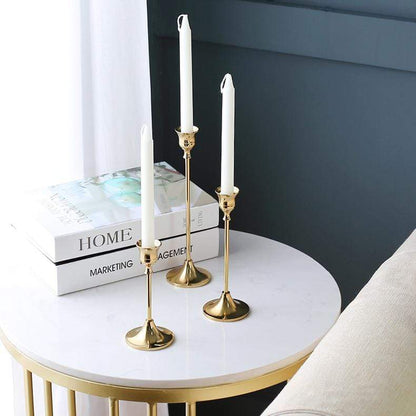 Rynx | Elegant Classic Candle Holder - 3-Piece Set - Stylish & Timeless