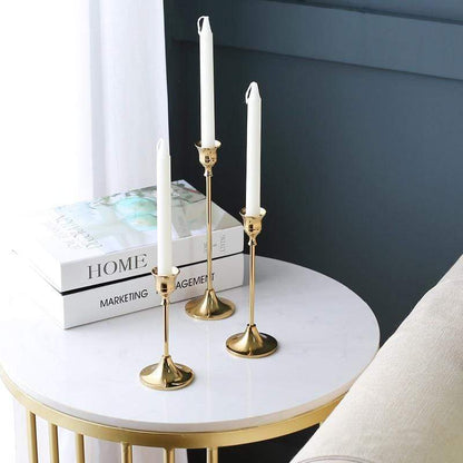 Rynx | Elegant Classic Candle Holder - 3-Piece Set - Stylish & Timeless