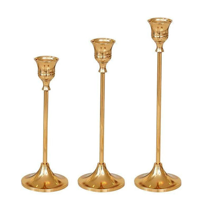 Rynx | Elegant Classic Candle Holder - 3-Piece Set - Stylish & Timeless
