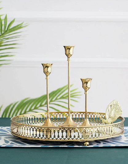 Rynx | Elegant Classic Candle Holder - 3-Piece Set - Stylish & Timeless