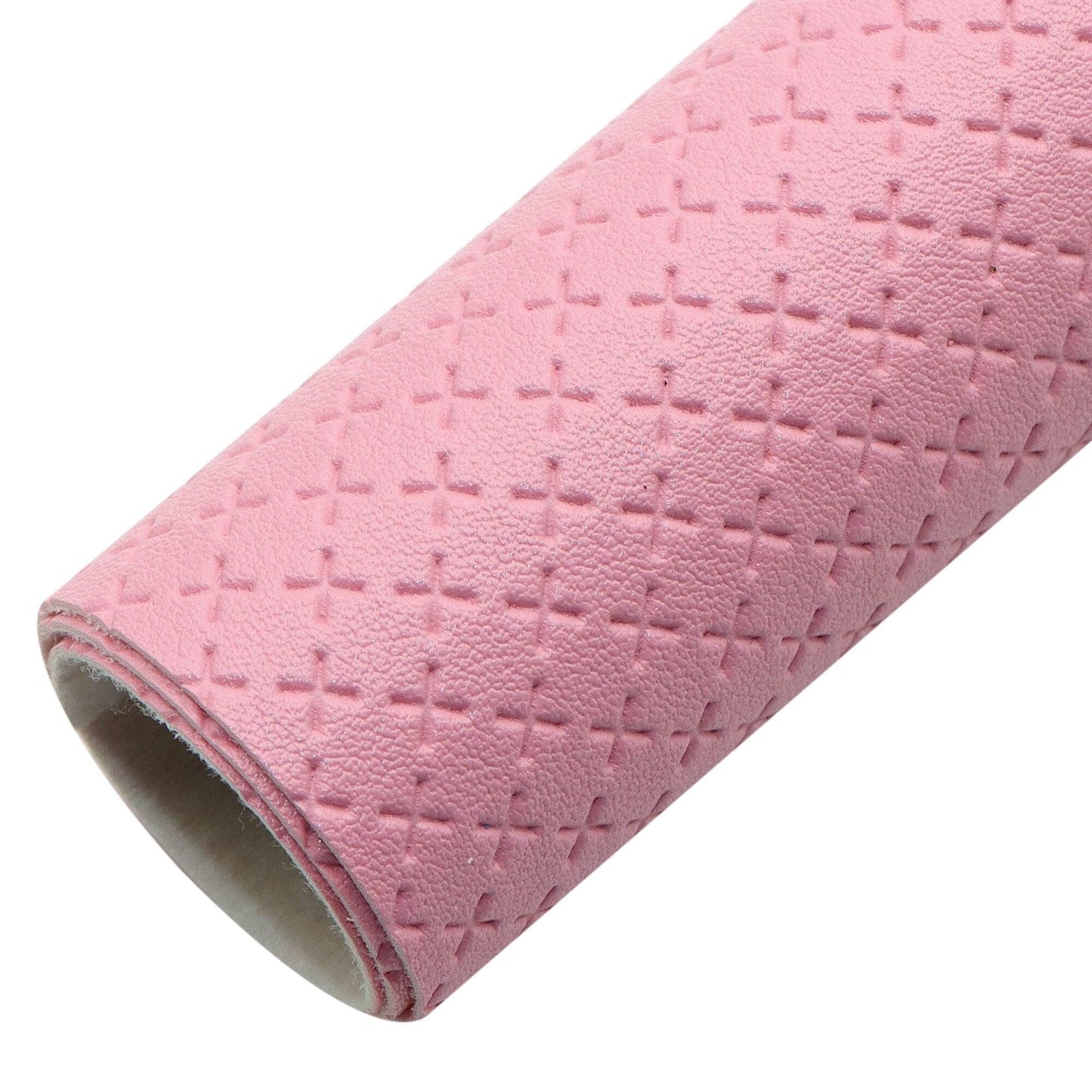 Rynx | Elegant Artisan Cross-Pattern Faux Leather Leaf for Creative Projects