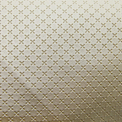 Rynx | Elegant Artisan Cross-Pattern Faux Leather Leaf for Creative Projects