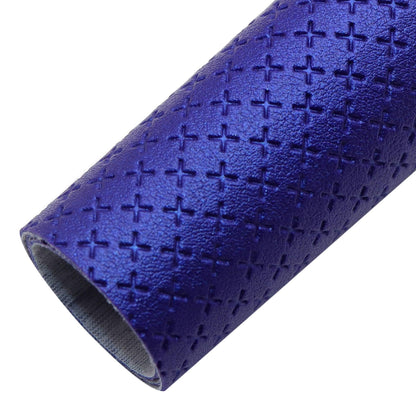 Rynx | Elegant Artisan Cross-Pattern Faux Leather Leaf for Creative Projects