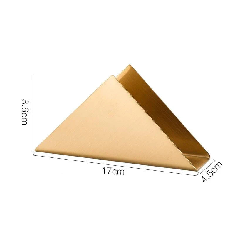 Rynx | Elegant Gold Stainless Steel Napkin Holder - Stylish - Sustainable - Functional