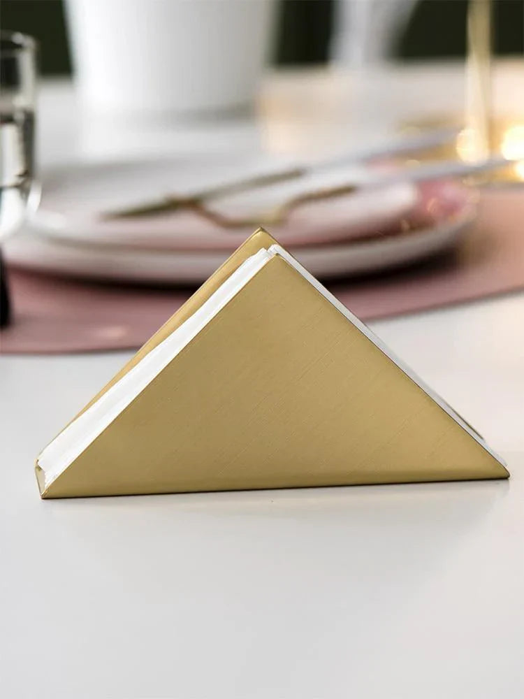 Rynx | Elegant Gold Stainless Steel Napkin Holder - Stylish - Sustainable - Functional