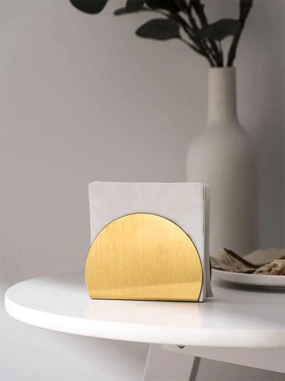 Rynx | Elegant Gold Stainless Steel Napkin Holder - Stylish - Sustainable - Functional