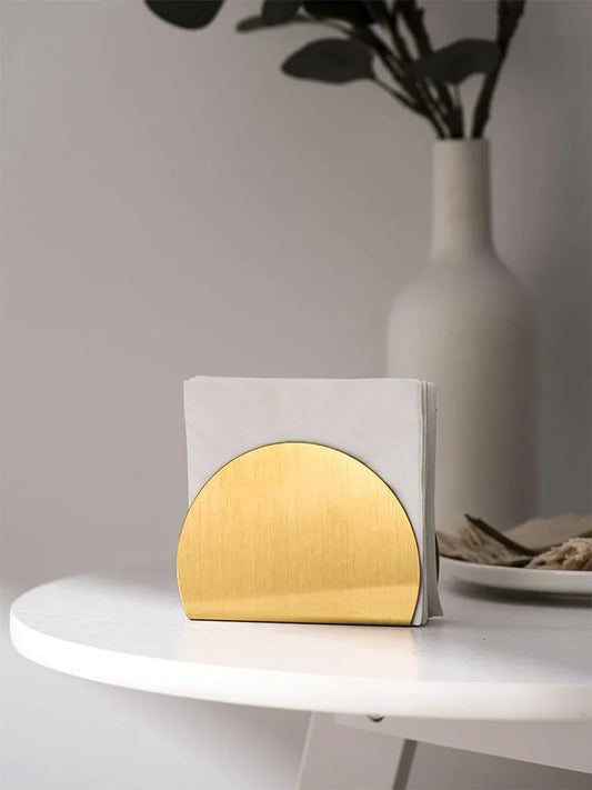 Rynx | Elegant Gold Stainless Steel Napkin Holder - Stylish - Sustainable - Functional