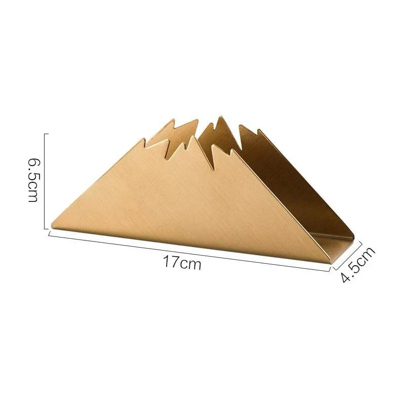 Rynx | Elegant Gold Stainless Steel Napkin Holder - Stylish - Sustainable - Functional