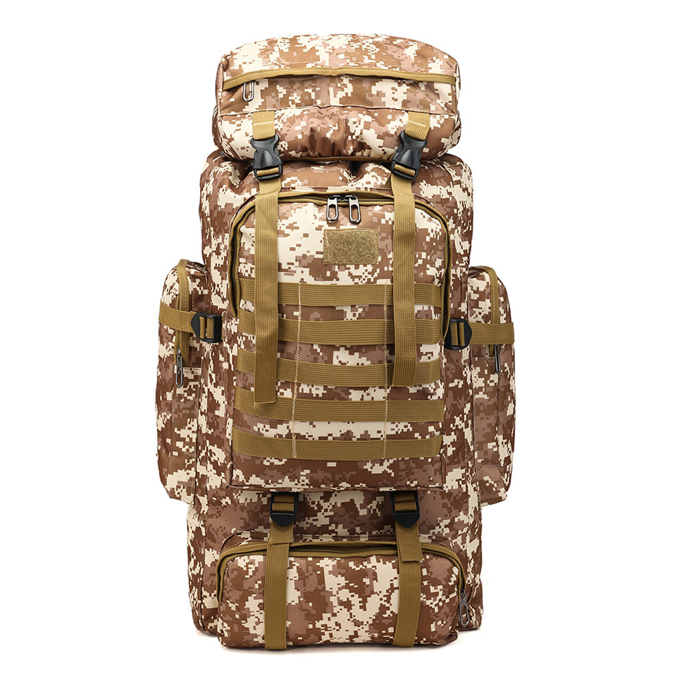 RYNX | Tactical Backpack 80L – For Carefree Adventures Desert storm