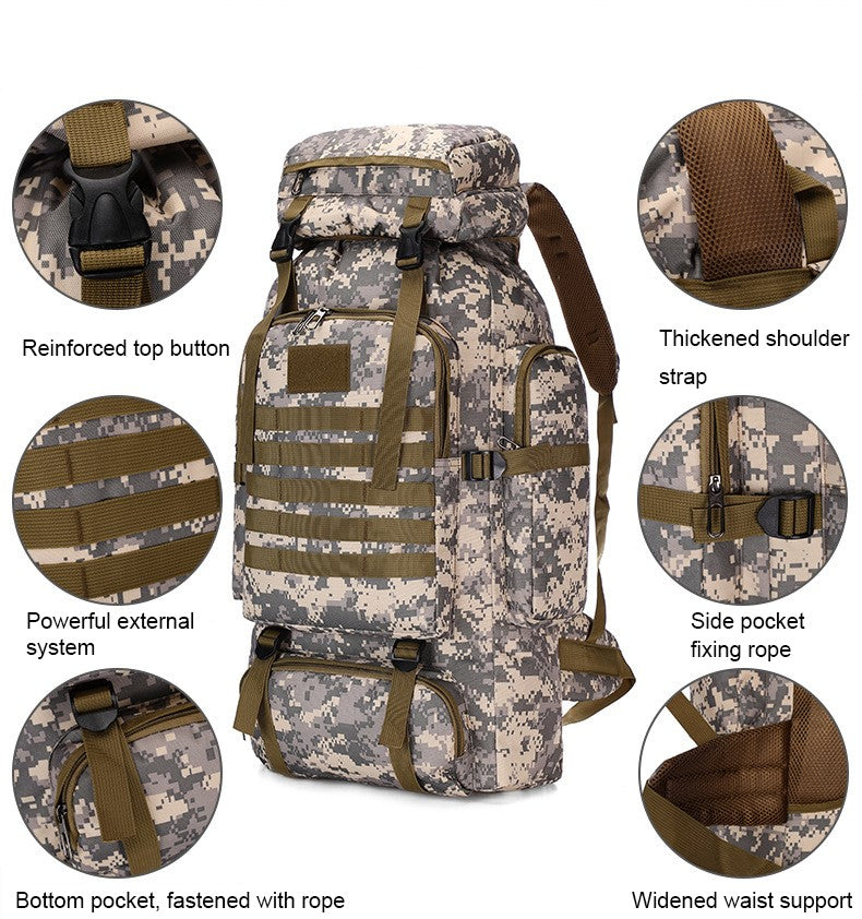 RYNX | Tactical Backpack 80L – For Carefree Adventures