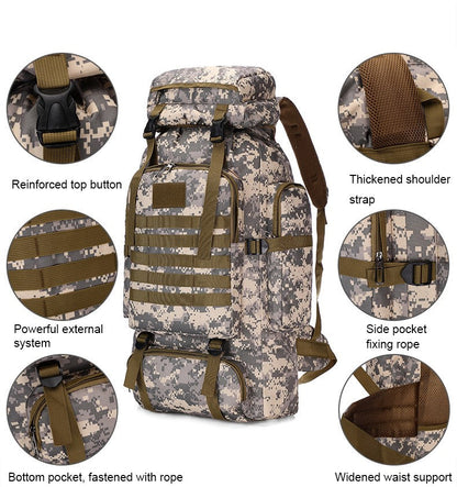 RYNX | Tactical Backpack 80L – For Carefree Adventures