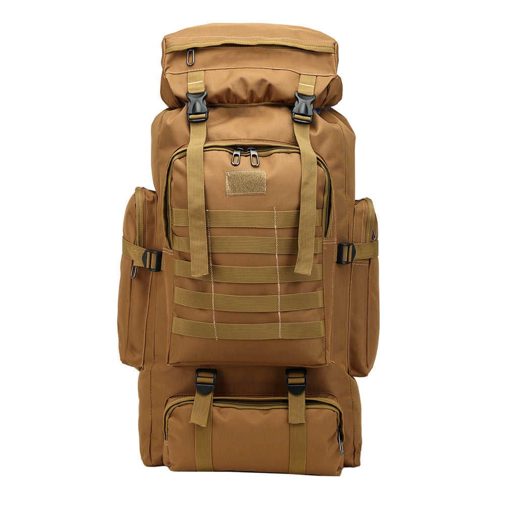 RYNX | Tactical Backpack 80L – For Carefree Adventures Brown