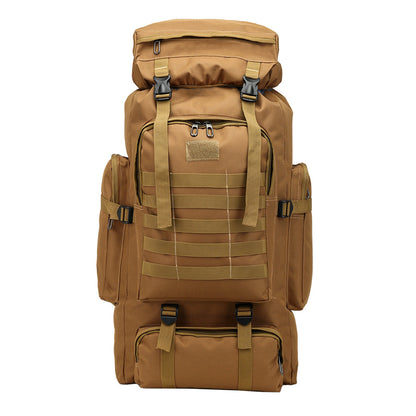 RYNX | Tactical Backpack 80L – For Carefree Adventures Brown